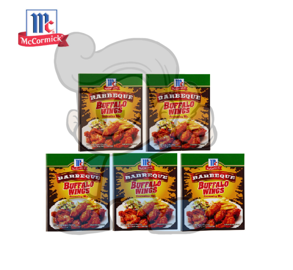 Mccormick Barbecue Buffalo Wings Seasoning Mix (5 X 20 G) Groceries