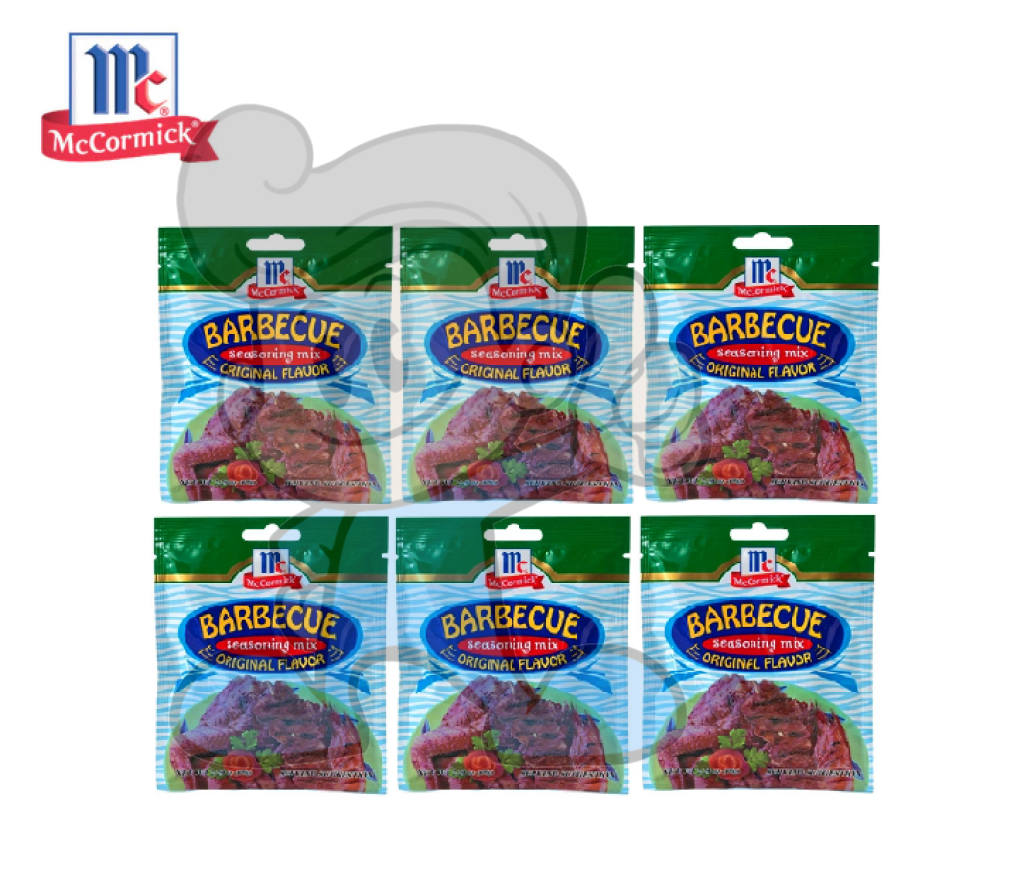 Mccormick Barbecue Seasoning Mix Original Flavor (6 X 65 G) Groceries