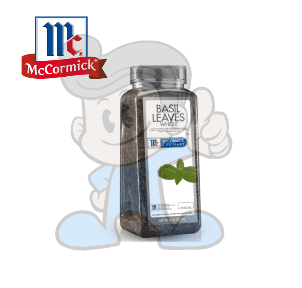 Mccormick Basil Leaves Whole 180G Groceries