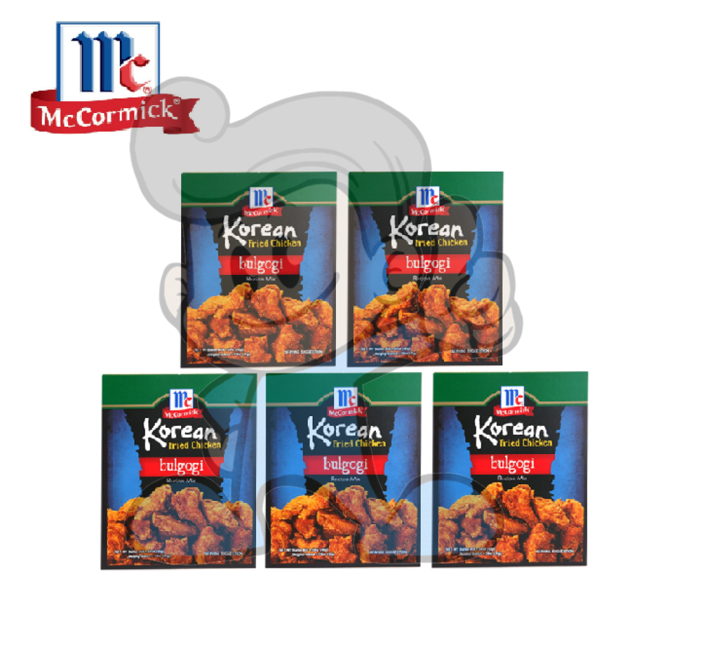 Mccormick Korean Fried Chicken Bulgogi Recipe Mix (5 X 45 G) Groceries