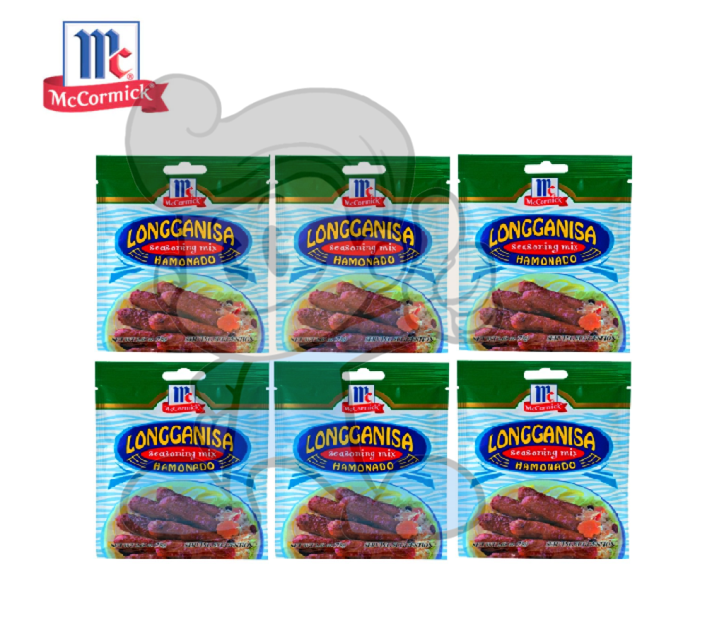 Mccormick Longganisa Seasoning Mix Hamonado (6 X 75 G) Groceries