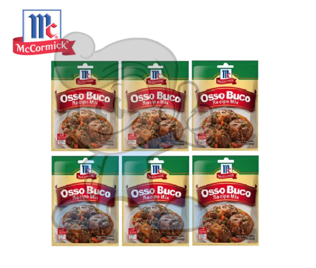 Mccormick Osso Buco Recipe Mix (6 X 45 G) Groceries