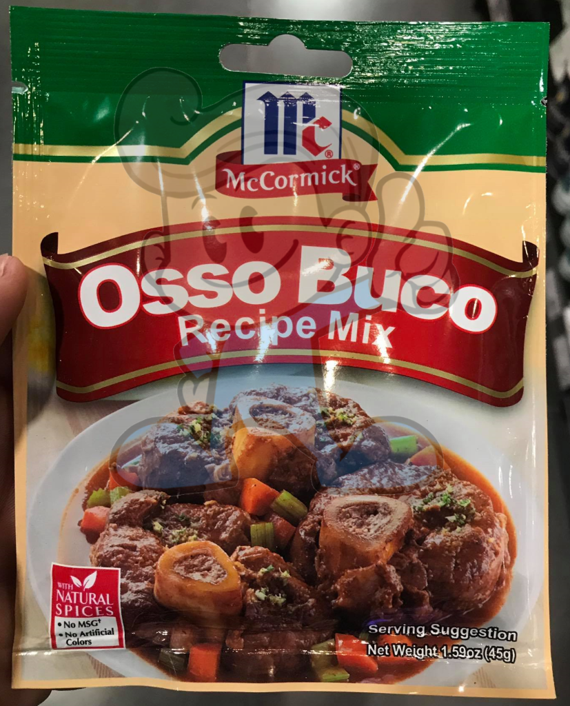 Mccormick Osso Buco Recipe Mix (6 X 45 G) Groceries