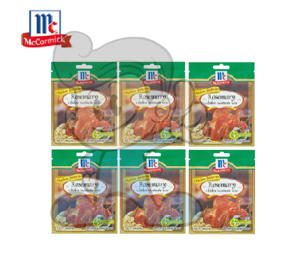 Mccormick Rosemary Chicken Marinade Mix (6 X 30 G) Groceries