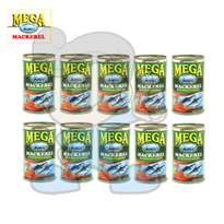 Mega Mackarel In Tomato Sauce (10 X 155G) Groceries