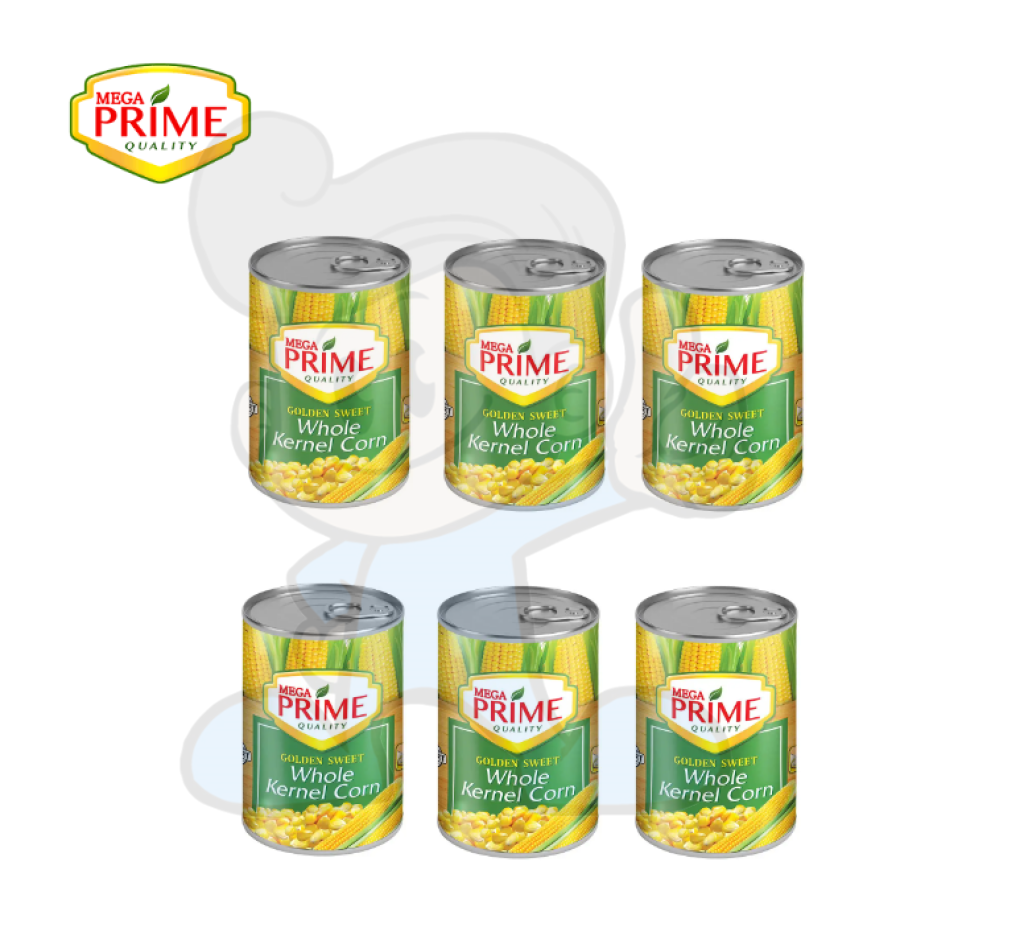 Mega Prime Whole Kernel Corn (6 X 425G) Groceries