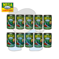 Mega Sardines In Tomato Sauce (10 X 155G) Groceries