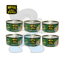 Mega Tuna Flakes In Oil Easy Open Can (6 X 180G) Groceries