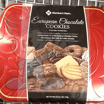 Members Mark European Chocolate Cookies 1.4Kg Groceries