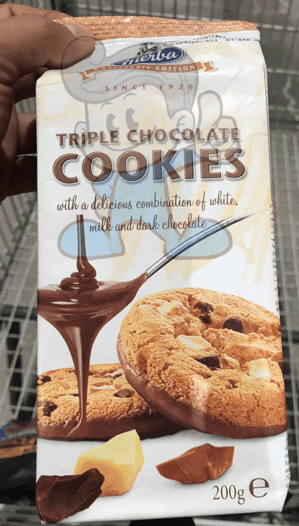 Merba Triple Chocolate Cookies (2 X 200 G) Groceries