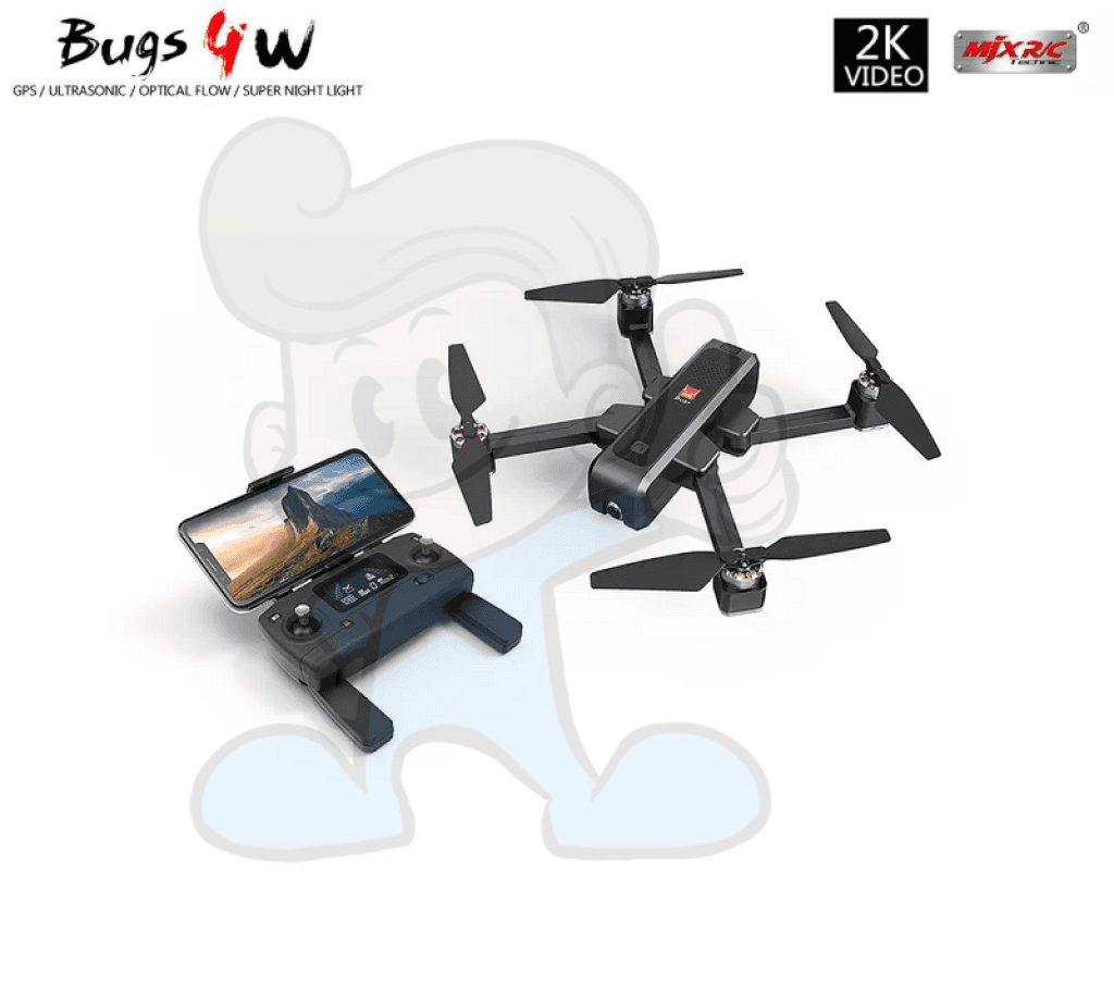 Mjx Bugs 4W Foldable Drone With Gps Full Hd 2K 5G Wifi Cameras & Drones