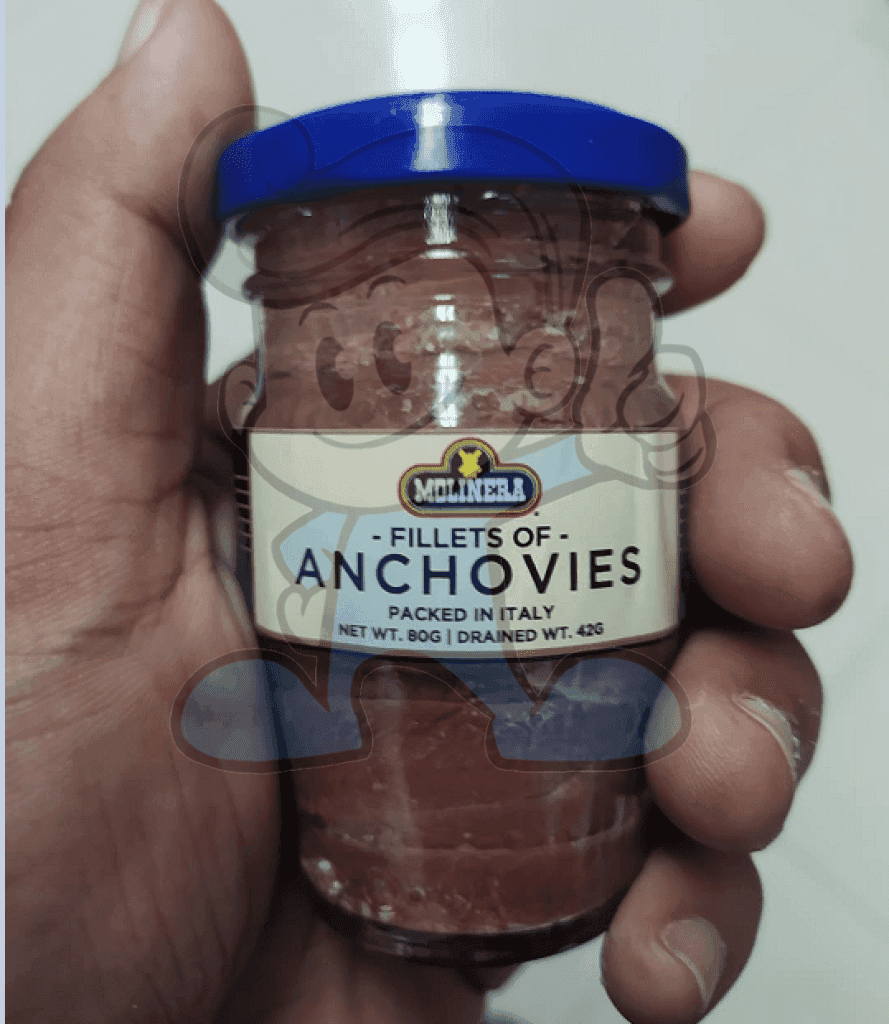 Molinera Anchovy Fillets In Oil (2 X 42G) Groceries