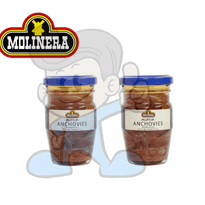 Molinera Anchovy Fillets In Oil (2 X 42G) Groceries