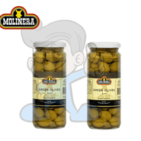 Molinera Green Olives Plain (2 X 340G) Groceries