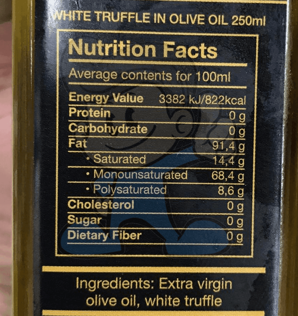 Molinera White Truffle Oil 250Ml Groceries