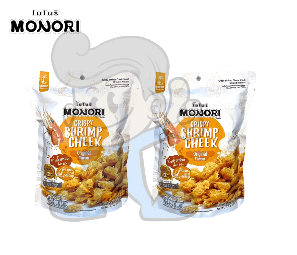 Monori Crispy Shrimp Cheek Original (2 X 105G) Groceries