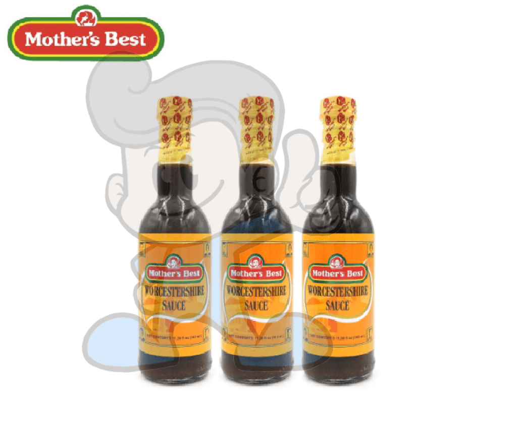 Mothers Best Worcestershire Sauce (3 X 340 Ml) Groceries