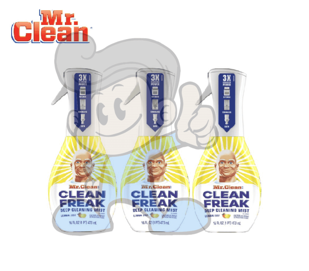 Mr. Clean Freak Deep Cleaning Mist (3 X 16 Oz) Household Supplies