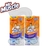 Mr. Muscle Fresh Discs Refill Toilet Bowl Cleaning Lavender (2 X 1 Tube) Household Supplies