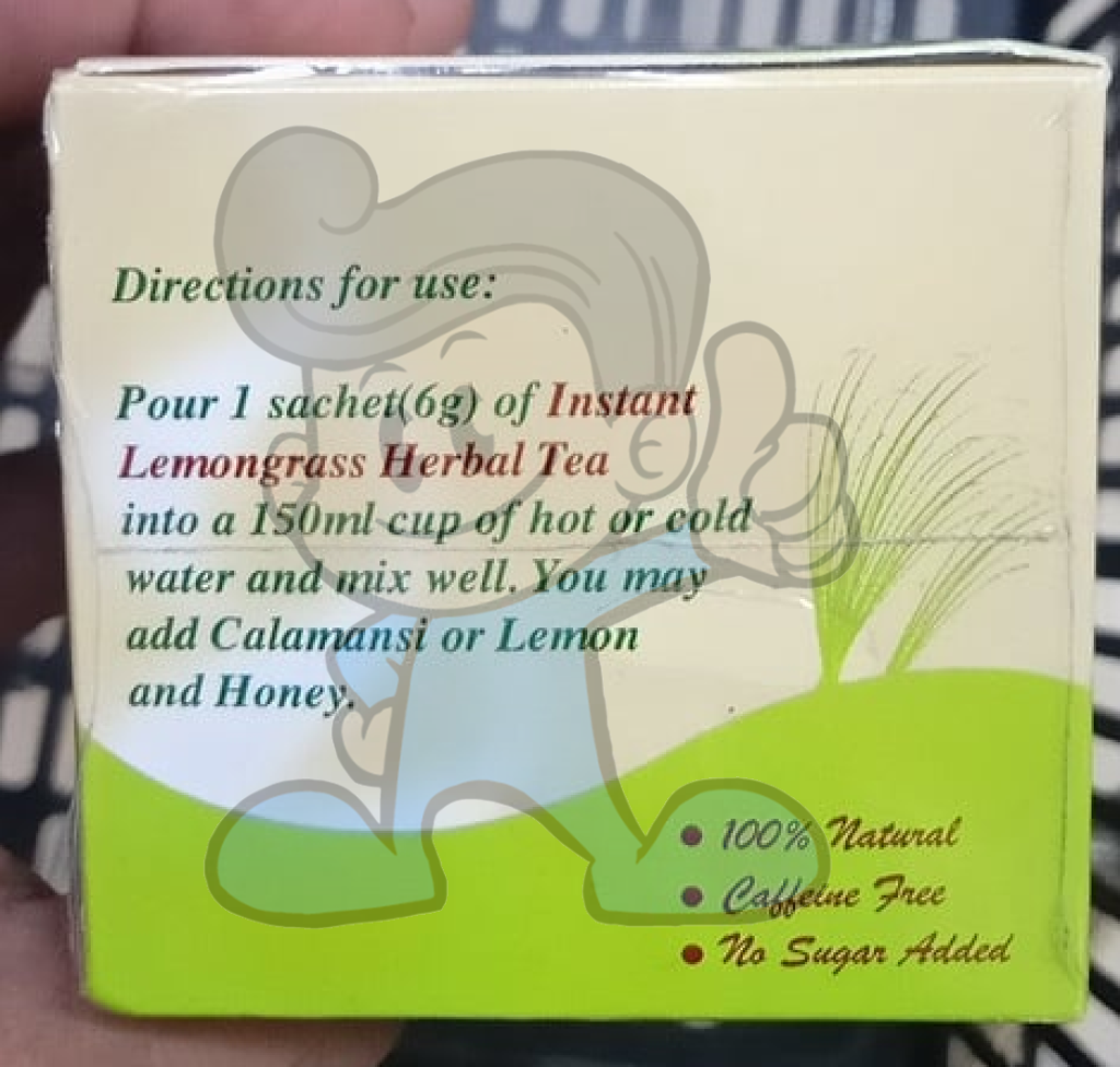 Mr. Pete Herbal Creations Lemongrass Instant Tea (2 X 6 G) Groceries