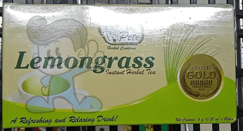 Mr. Pete Herbal Creations Lemongrass Instant Tea (2 X 6 G) Groceries