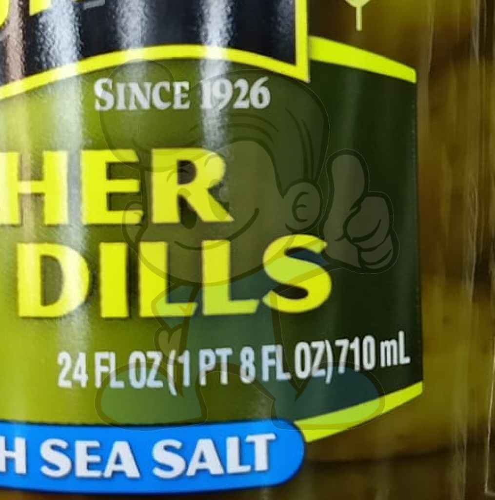 Mt. Olive Kosher Baby Dills With Sea Salt 24 Fl. Oz. Groceries