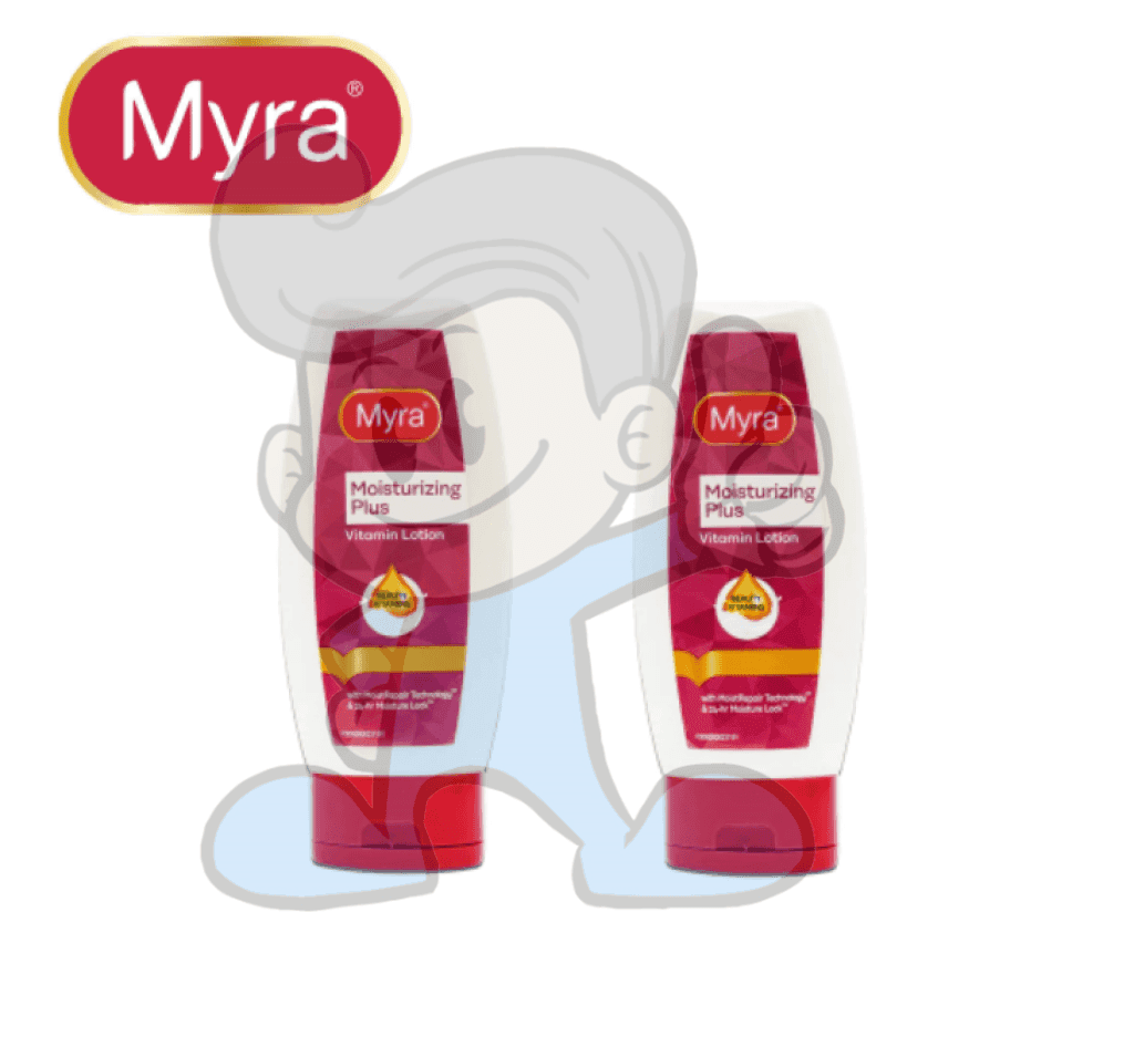 Myra Moisturizing Plus Vitamin Lotion (2 X 200Ml) Beauty