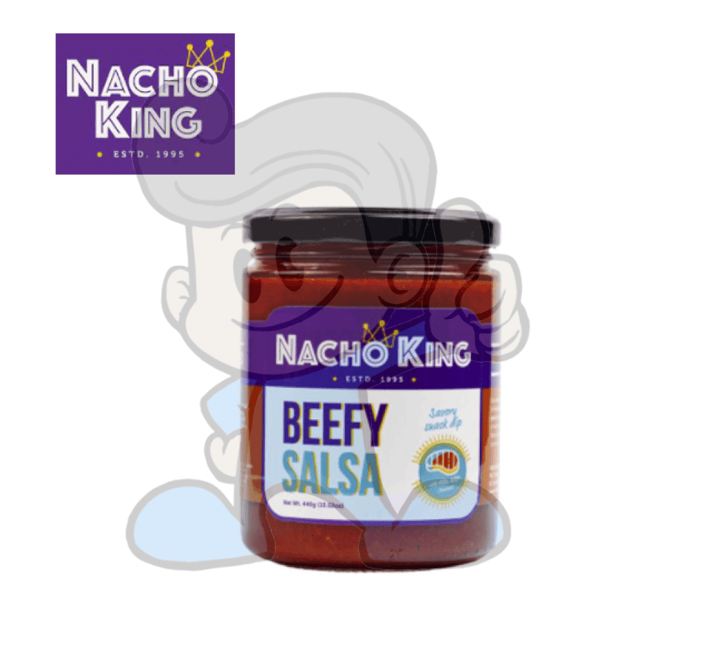 Nacho King Beefy Salsa Savory Snack Dip 440G Groceries