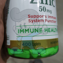 Natures Bounty Zinc 50 Mg 400 Caplets Health