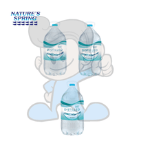 Natures Spring Distilled Drinking Water (3 X 10L) Groceries