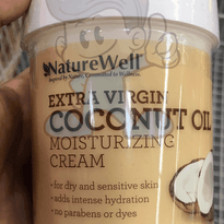 Naturewell Extra Virgin Coconut Oil Moisturising Cream 16Oz Beauty