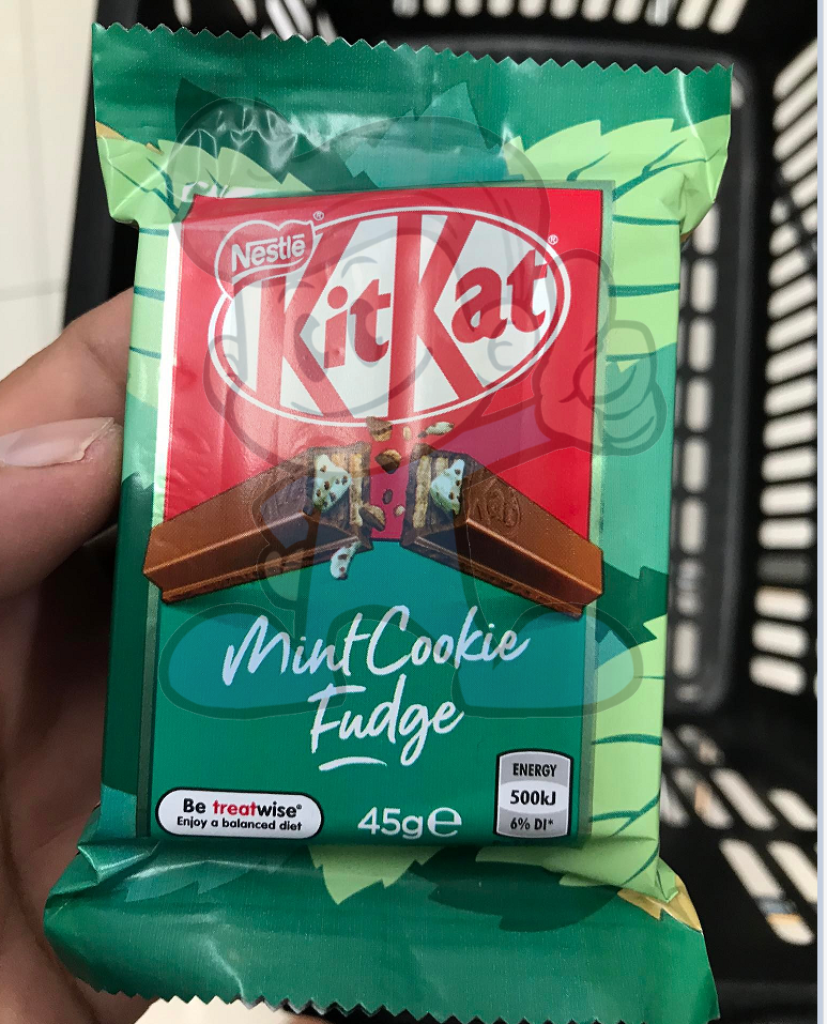 Nestle Kitkat Mint Cookie Fudge (2 X 45G) Groceries