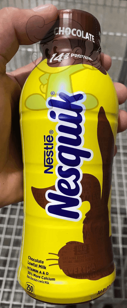 Nestle Nesquik Chocolate Lowfat Milk (2 X 414 Ml) Groceries