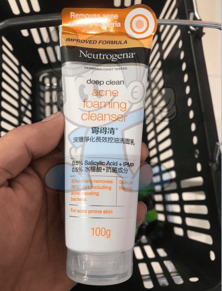 Neutrogena Deep Clean Acne Foaming Cleanser 100G Beauty