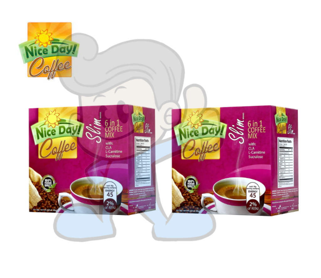 Nice Day Coffee Slim 6-In-1 (2 X 100G) Groceries