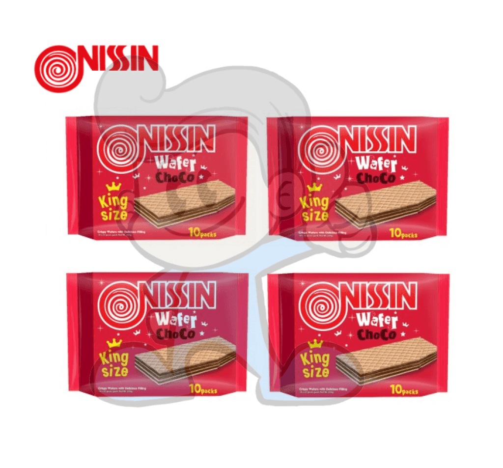 Nissin Chocolate Wafer King Size Pack Of 4 (4 X 220G) Groceries