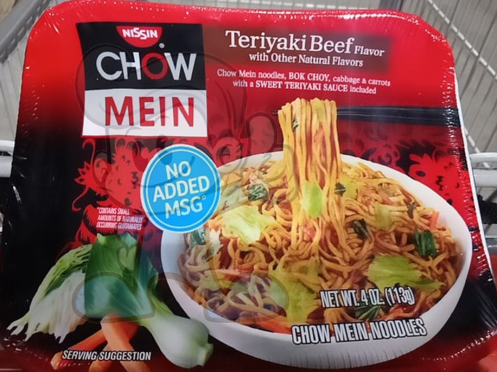 Nissin Chow Mein Beef Teriyaki (4 X 4 Oz) Groceries