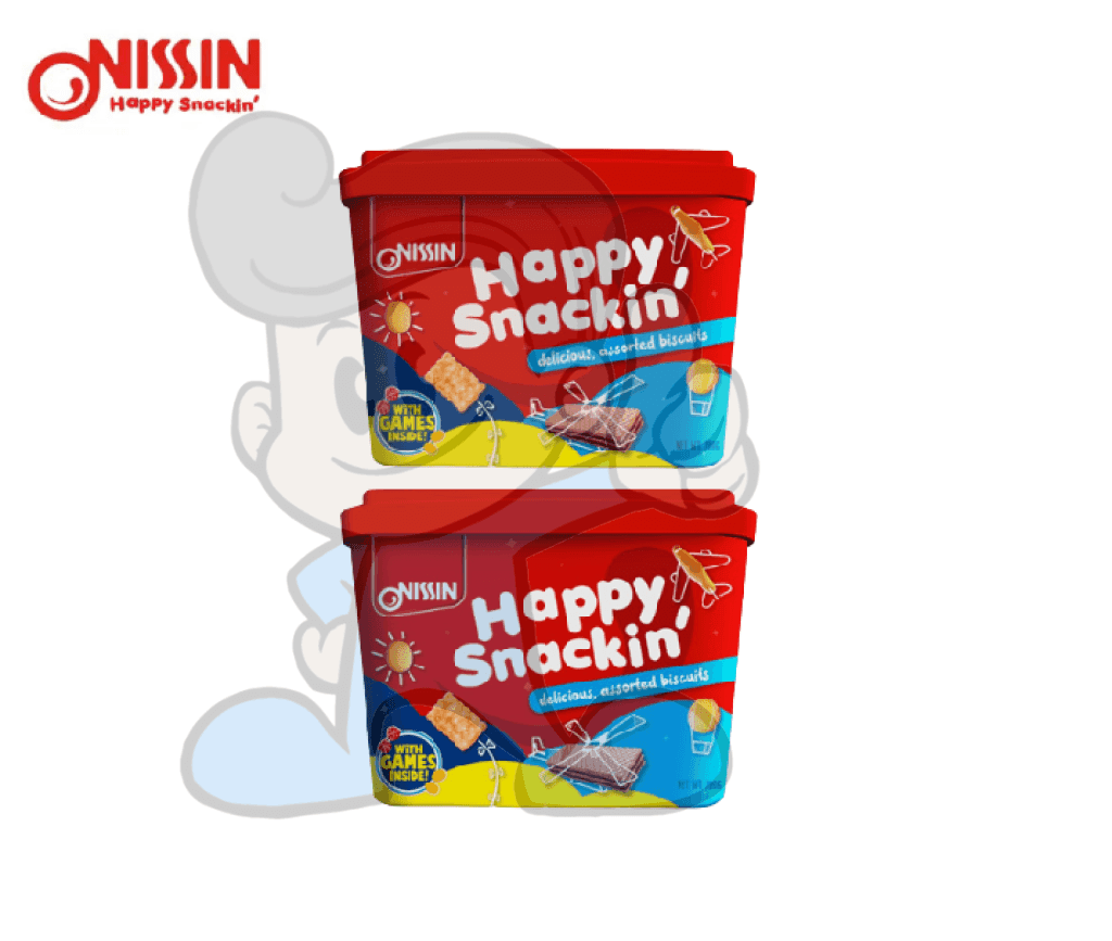 Nissin Happy Snackin Assorted Biscuits (2 X 700 G) Groceries