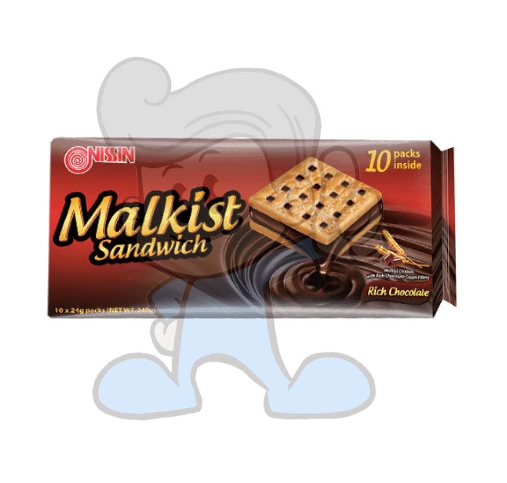 Nissin Malkist Rich Chocolate Sandwich (4 X 240G) Groceries