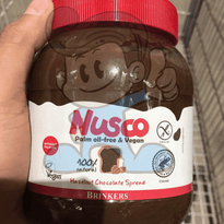 Nusco 100% Natural Hazelnut Chocolate Spread 750G Groceries