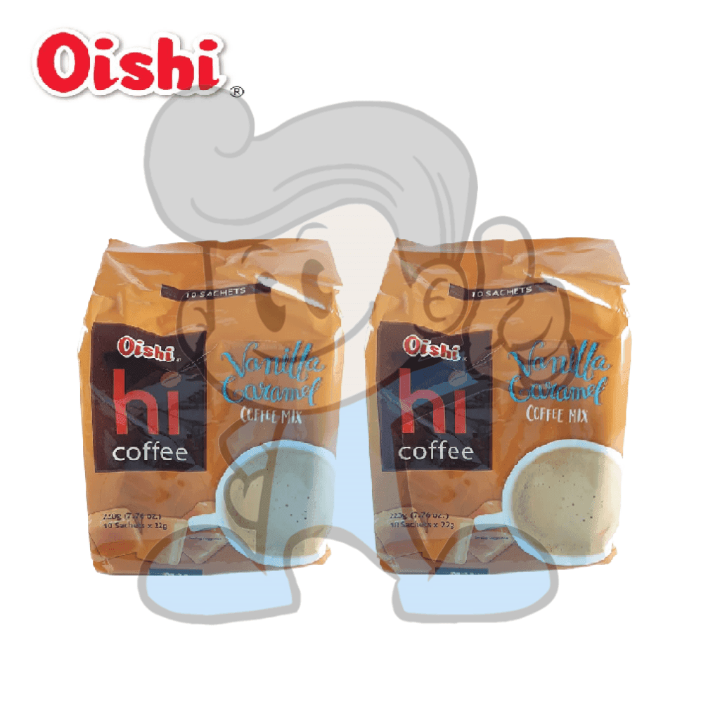 Oishi Hi Coffee Vanilla Caramel Mix (2 X 220 G) Groceries