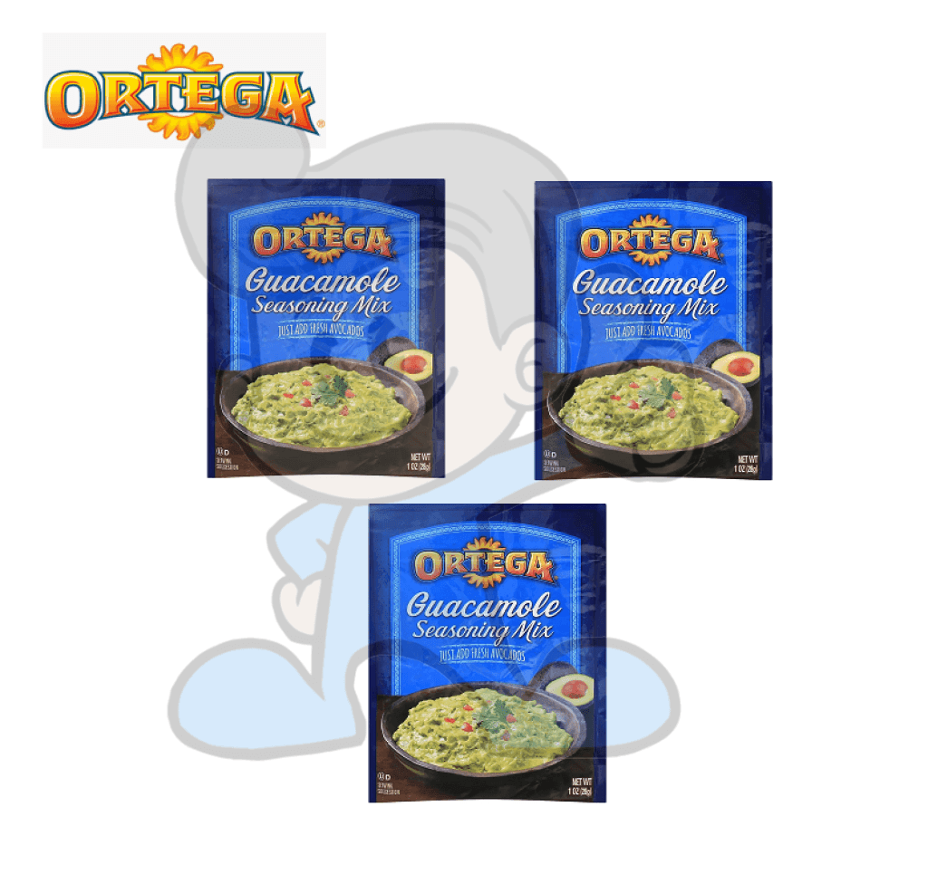 Ortega Guacamole Seasoning Mix (3 X 1Oz) Groceries