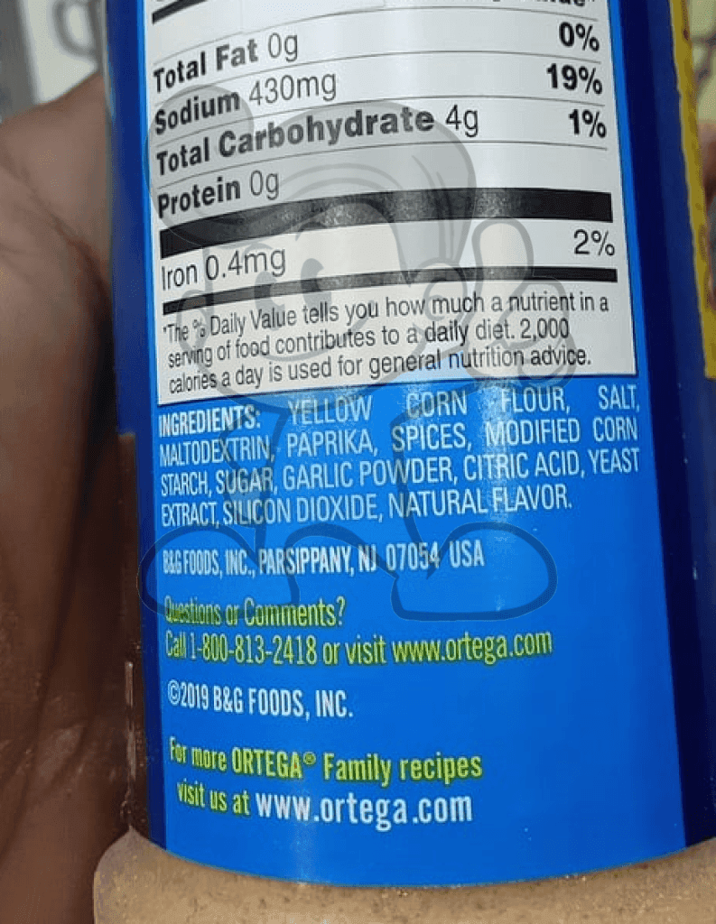 Ortega Taco Seasoning Mix Original 184G Groceries