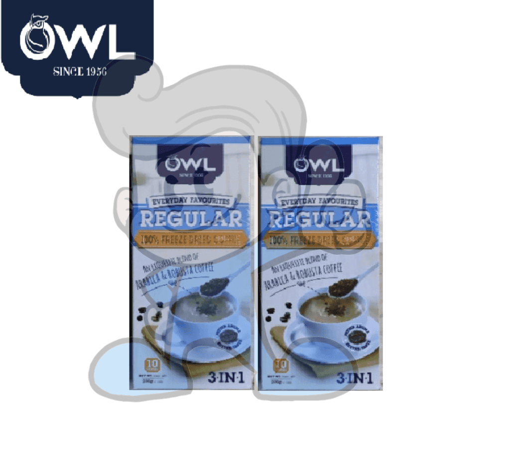 Owl 3In1 Regular Coffee (2 X 200 G) Groceries