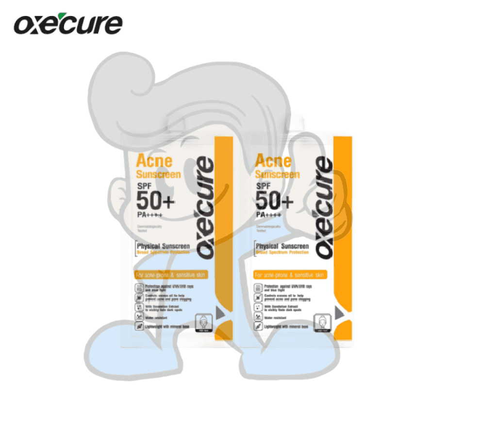 Oxecure Acne Sunscreen Spf 50+ (2 X 6G) Beauty