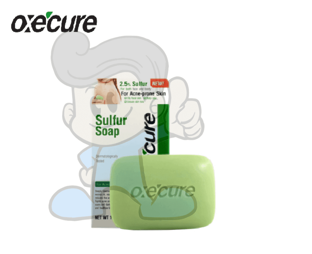 Oxecure Sulfur Soap For Acne Prone Skin 100G Beauty