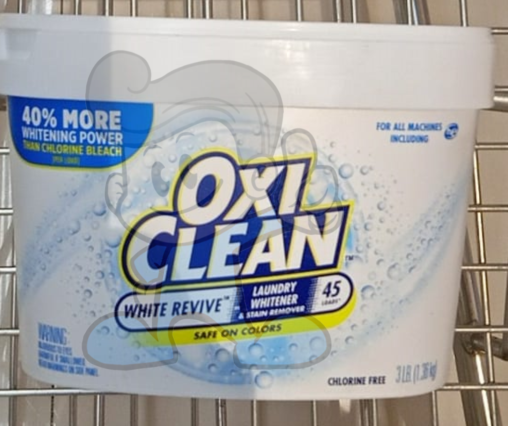 Oxi Clean White Revive Laundry Whitener 45 Loads 1.36Kg Household Supplies