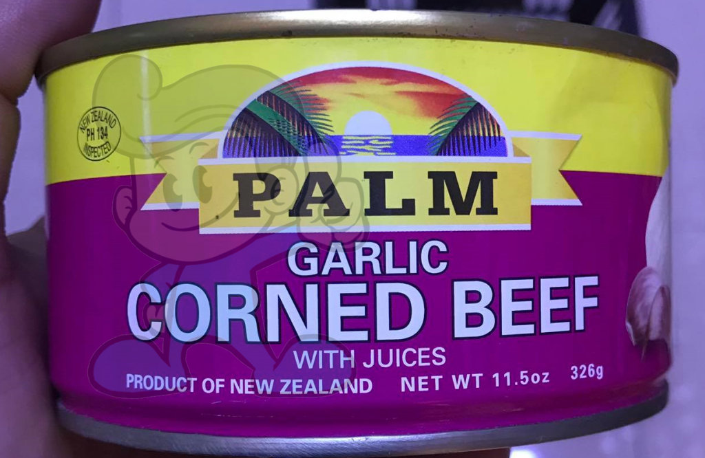 Palm Garlic Corned Beef With Juices (2 X 326 G) Groceries