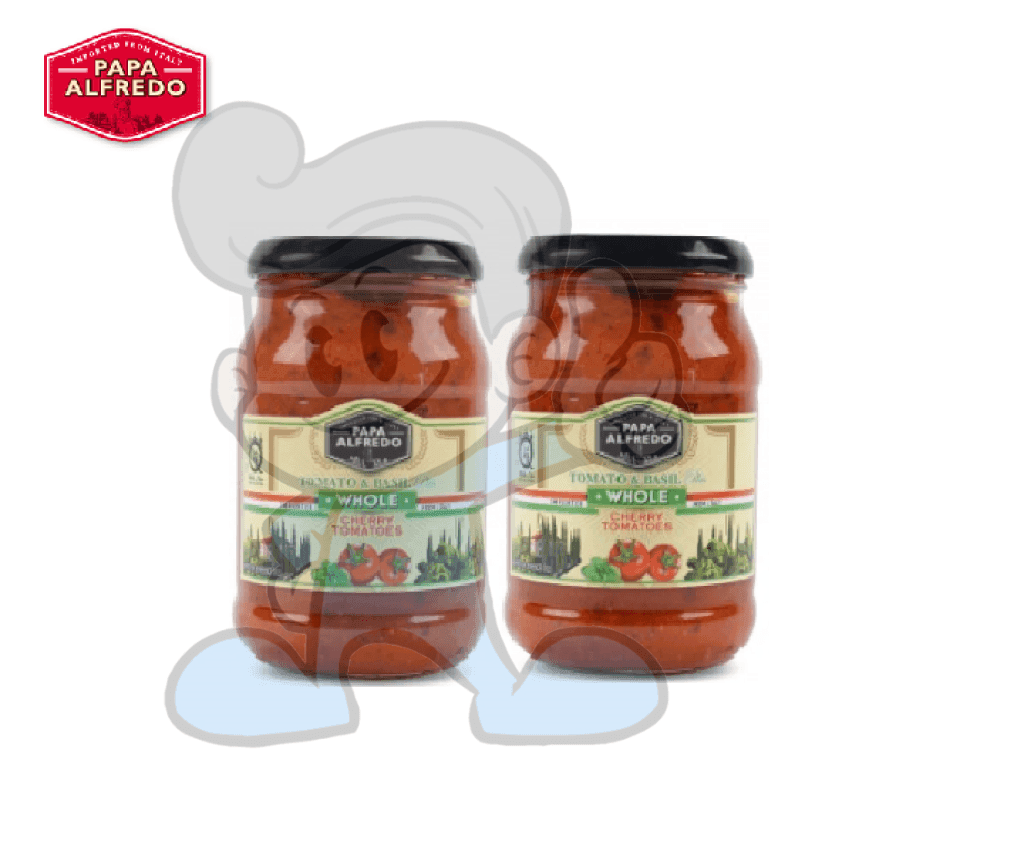 Papa Alfredo Tomato And Olive Whole Cherry Tomatoes (2 X 350 G) Groceries