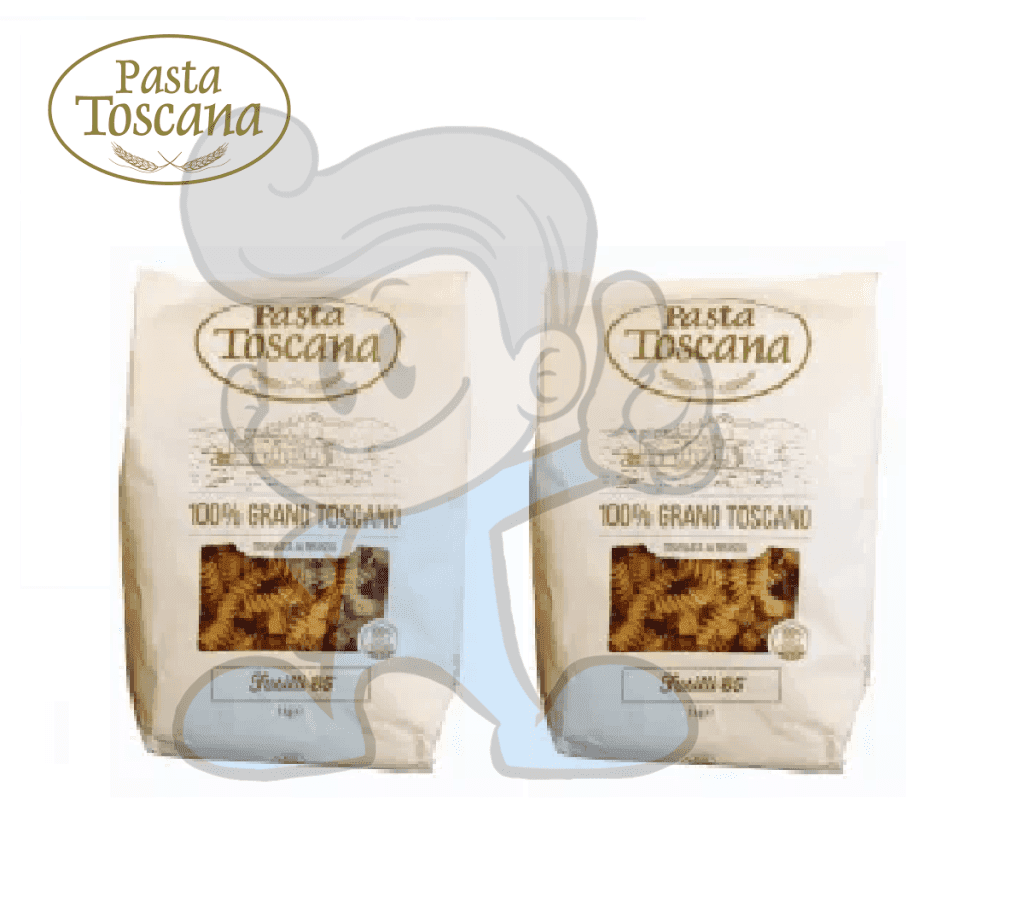 Pasta Toscana 100% Grano Toscano Fusilli 85 (2 X 1Kg) Groceries